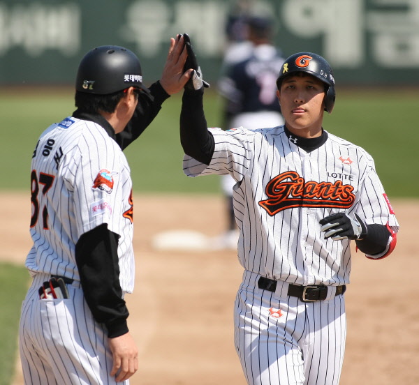 황재균선수의 역전 적시타